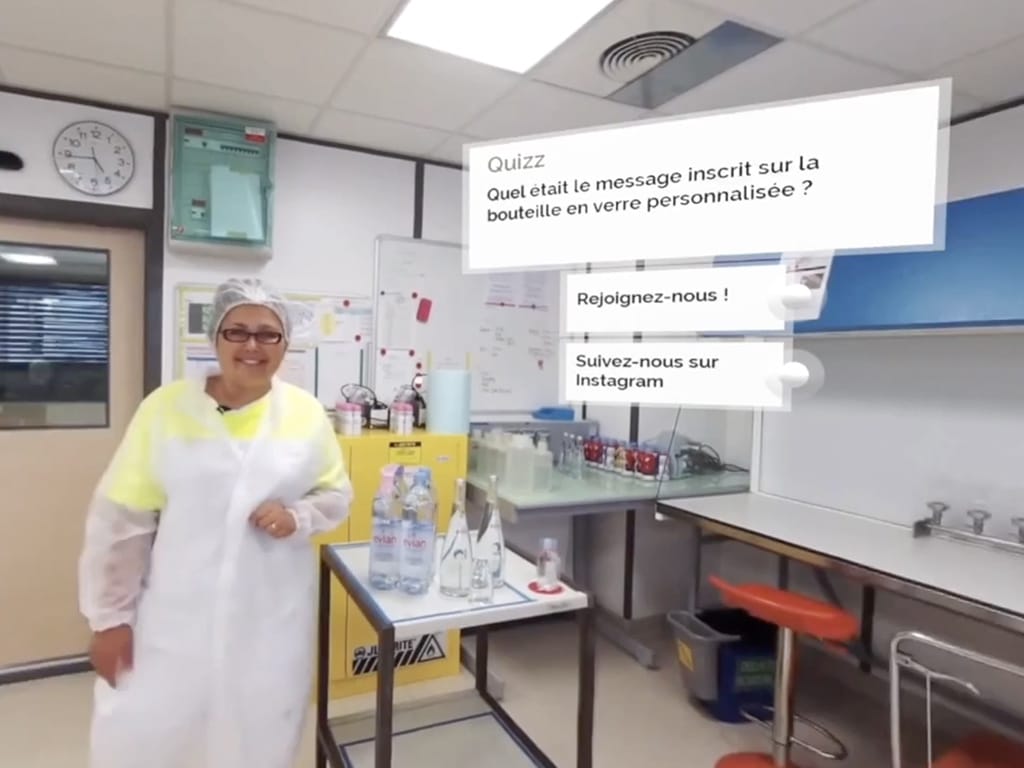 Interactivit&eacute; vid&eacute;o 360