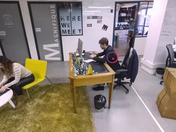 Vid&eacute;o 360&deg; interactive